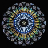Motif 1 - Propiedad de la CORONVM UNIVERSVM y La Pluma de Quasimodo y Esmerelda Nuestra Dama - Strasbourg Cathedral Sidhartha's Lotus Stain Glass
